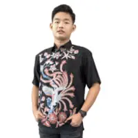 kemeja batik pria lengan pendek