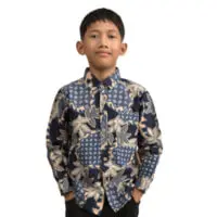 kemeja batik anak laki laki