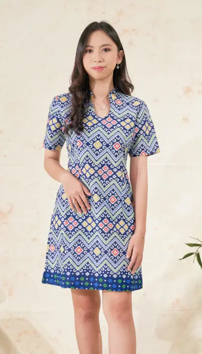 dress batik wanita