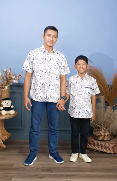 kemeja batik bapak anak