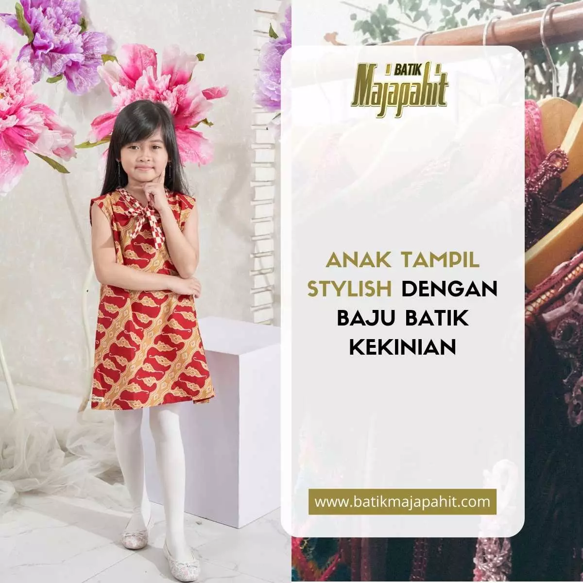 Anak Tampil Stylish dengan Baju Batik Kekinian