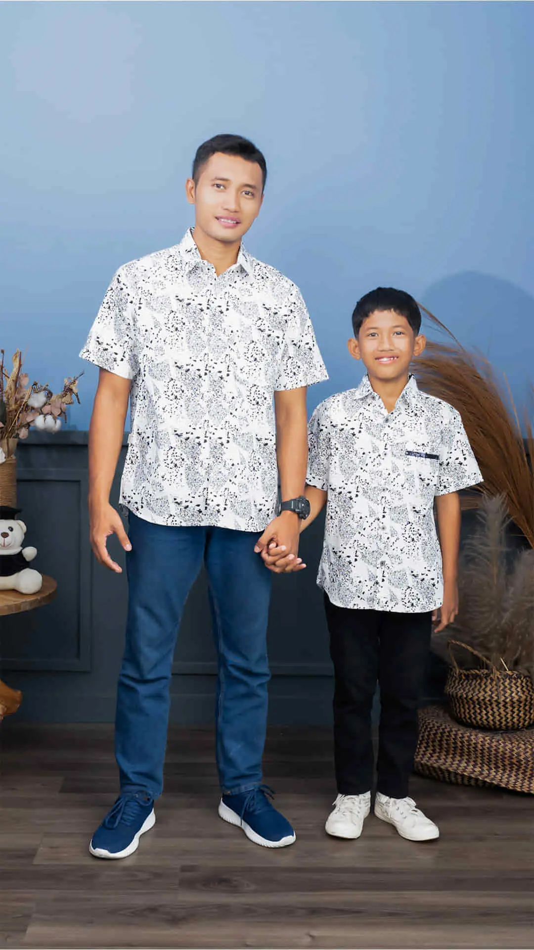Kemeja Anak Fashion Yardriss Lengan Pendek Kombinasi Bolak-balik Kain Motif POI-44329