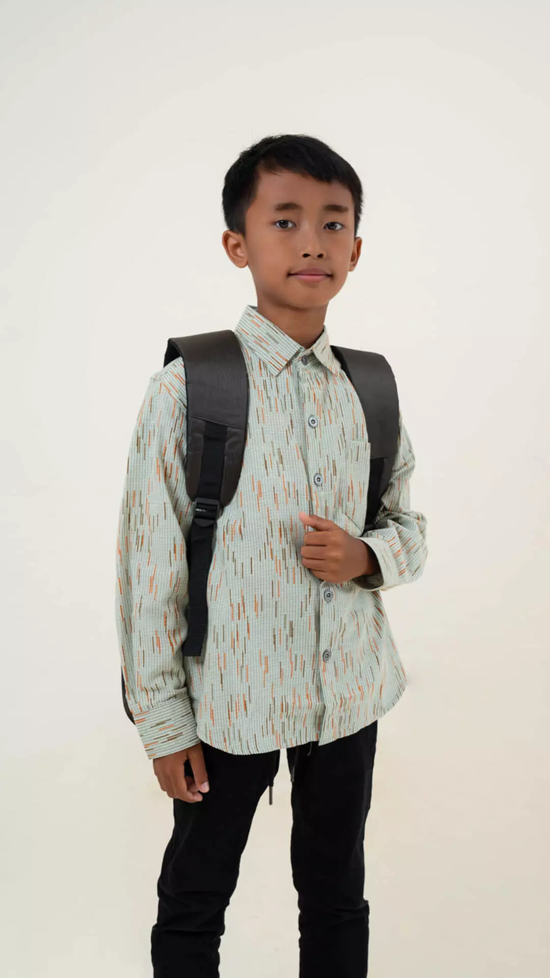 Kemeja Anak Yardriss Warna Lengan Panjang Motif I02-787