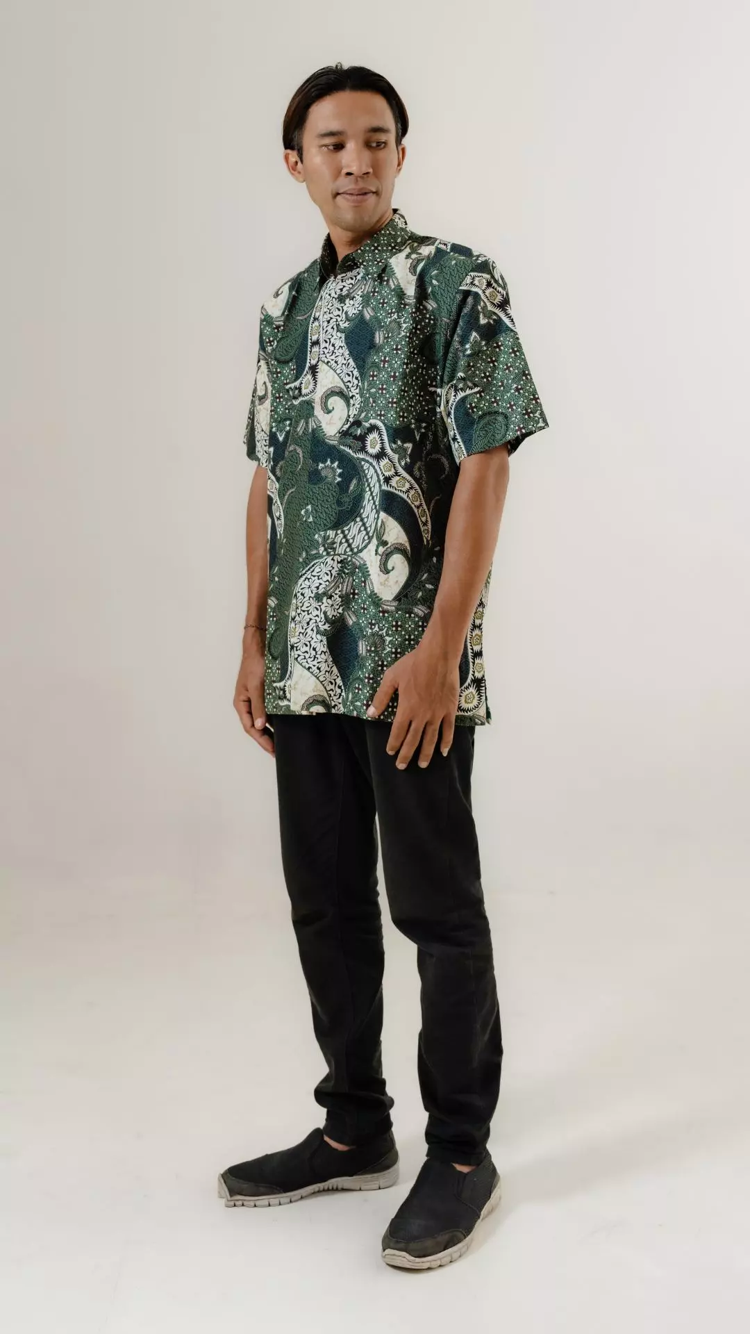 Jas Dewasa  Batik Majapahit Lengan Pendek Furing Ero Pola Motif 231979