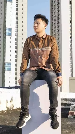 Kemeja Dewasa Zigger Lengan Panjang BC Motif POI-2096